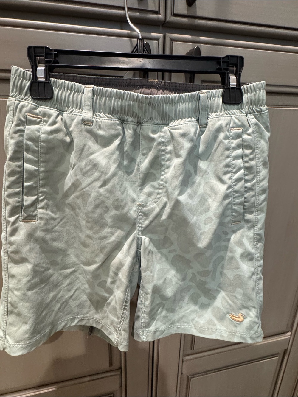 Southern Marsh Kids Light Seafoam Green Swim Trunks